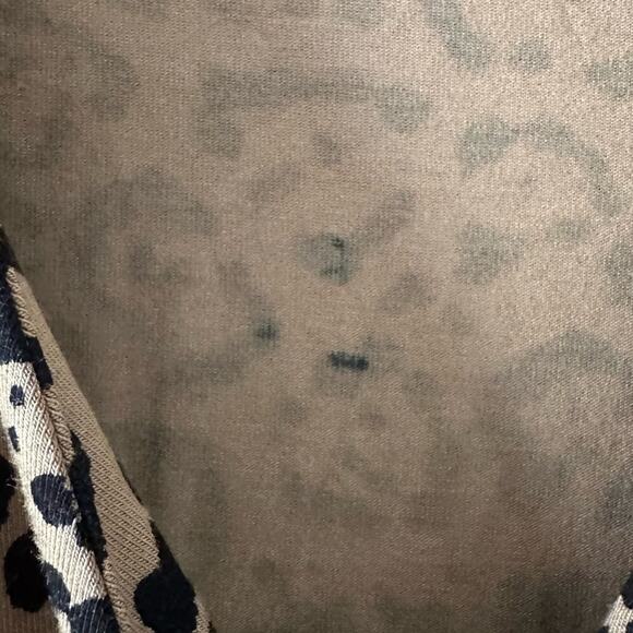 GOOD AMERICAN Daynight Long Sleeve Midi Wrap Dress in Caramel Leopard - Picture 3 of 8